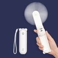 thumbnail image 1 of RV Ventilador portátil con batería externa de 4800 mAh, duración máxima de la batería 46 horas, ventilador portátil con batería, 3 velocidades - Blanco, 1 of 5