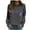 Dark Gray, variant on EHQJNJ Oversized Sweatshirts for Women Graphic 2024 Autumn and Winter Cancer Line Print Women's Hoodless Sweatshirt Womens Graphic Sweatshirts Black White Sweatshirt