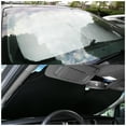thumbnail image 7 of Maxfavor Universal Car Windshield Sun Shade Foldable Reflective for Windshield & Window Shades with Overlapping Design Car Interior Accessories (57.1" L x 33.5" W), 7 of 7