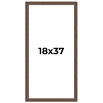 18x37 Frame Golden Caramel Solid Wood Bronze Picture Frame | 1.25 Inch Moulding Width | 0.5 Inch