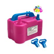 110V 600W Electric Balloon Inflation Machine, Portable Double Nozzle ...