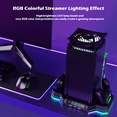 thumbnail image 2 of AARONMEI Base de Refroidissement Console Xbox Series X Réglable Ventilateur RGB Contrôleur Chargement, 2 of 12