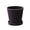 🥝 Brown_Base#692, variant on Imitation Bamboo Woven Round Plastic Flower Pot 10x9.5x7.5cm Beige Brown White • Lightweight Weather-Resistant Planter with Drain Tray for Indoor Outdoor Green Plants Succulents