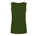 thumbnail image 6 of AherBiu Going out Tops for Women Ribble Knit Button Scoop Neck Sleeveless Sexy Shirts Ladies Tank Top, 6 of 6