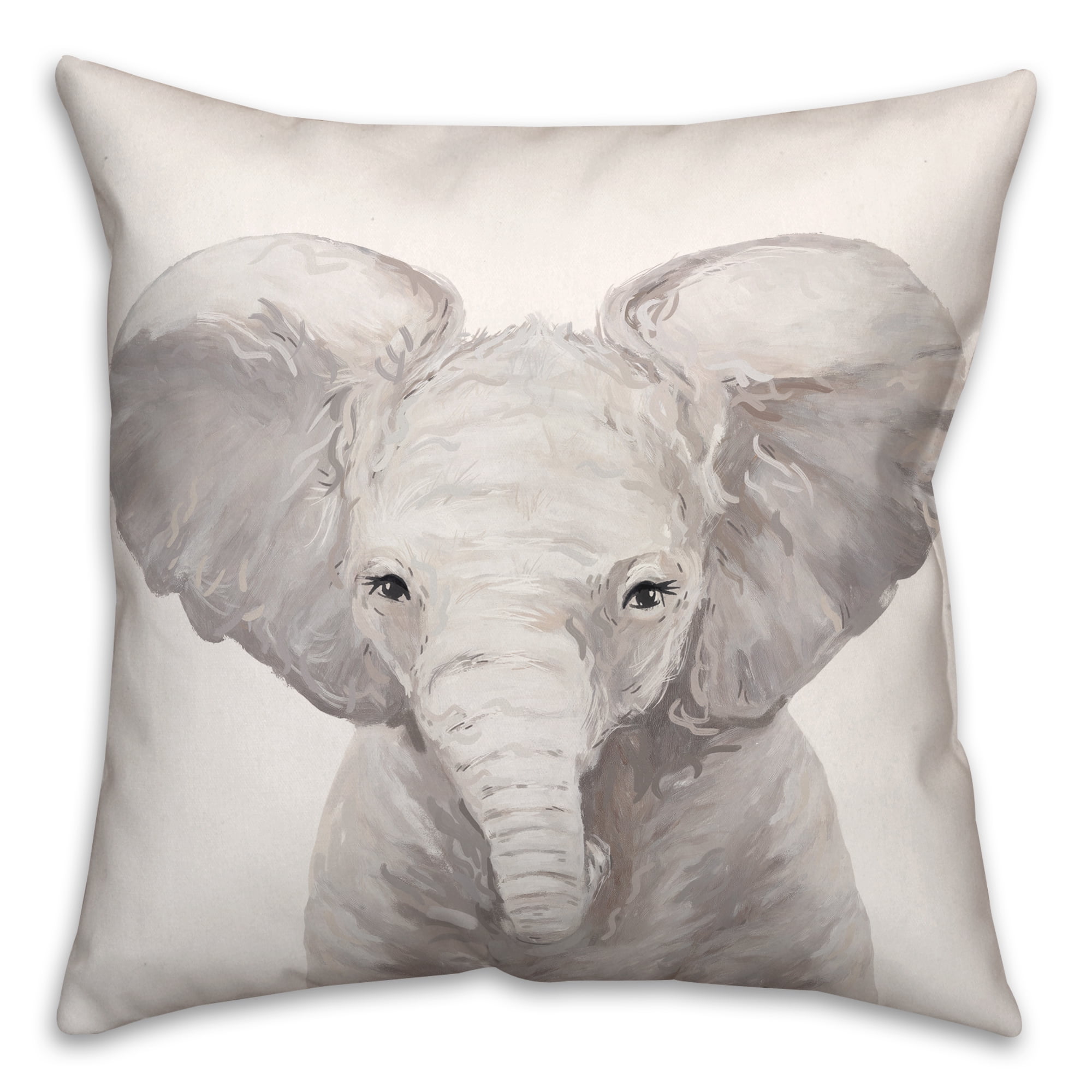 Creative Products Baby Elephant 18 x 18 Spun Poly Pillow