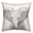thumbnail image 2 of Creative Products Baby Elephant 18 x 18 Spun Poly Pillow, 2 of 3