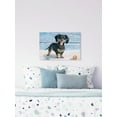 thumbnail image 3 of Parvez Taj Playful Dachshund Canvas Wall Art, 3 of 9
