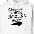 thumbnail image 3 of Inktastic Someone in North Carolina Loves Me Adult Hoodie Sweatshirt, 3 of 4