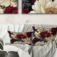 thumbnail image 3 of Designart "Luxurious Poppy Splendor" Floral Printed Throw Pillow, 3 of 5