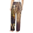 thumbnail image 3 of Balery Happy New Year print Women's Pajama Pants,Ultra Lightweight Pjs,Lounge Pant-Medium, 3 of 9