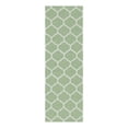 thumbnail image 3 of Unique Loom Decatur Collection Area Rug - Trellis (2' x 6' Runner Green/Ivory), 3 of 7