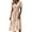 Orange, variant on Boho Dresses for Women Short Sleeve Wrap V-Neck Hight Waist Sundress Casual Summer Beach Vacation Dress