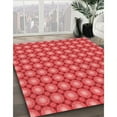 thumbnail image 2 of Ahgly Company Indoor Rectangle Patterned Ferrari Red Area Rugs, 7' x 9', 2 of 6