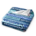 thumbnail image 2 of Wijzvio To My Goddaughter Throw Blanket Soft Fuzzy Fleece Blanket For Couch Bed Living Room Decoration 50"X40", 2 of 9