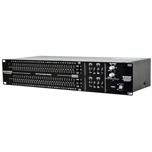 Dual 31-Band Graphic Equalizer with Sub Out (615031)