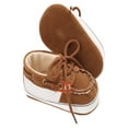thumbnail image 6 of Infant Sneaker Baby Boy Toddler First Walkers Stitching Straps Soft Bottom Non-slip Casual Shoes, 6 of 6