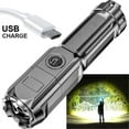 thumbnail image 2 of PENGXIANG Rechargeable 990000LM LED Flashlight Tactical Police Super Bright Torch Zoomable（1 Pcs）, 2 of 7