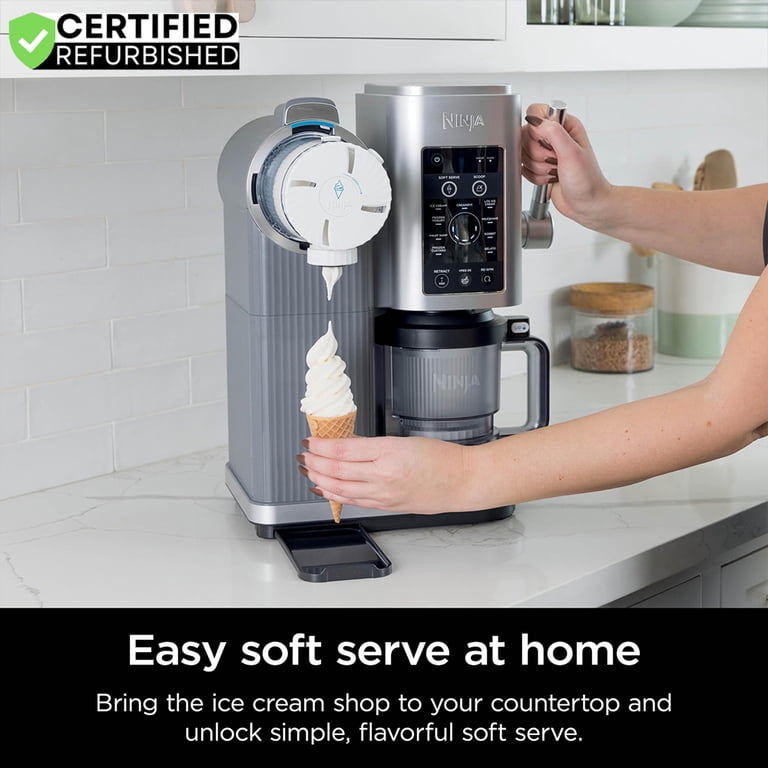 Ninja, Soft Serve Ice Cream Machine, NC701, 13-in-1 Swirl Bundle