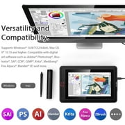 XP-PEN Graphic Drawing Tablet Artist 12 Pro 11.6 Inch Drawing Monitor 1080P Display Tilt Battery-Free Stylus 8192 Levels Pressure