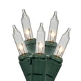 thumbnail image 1 of Vickerman Vickerman 50 Clear Dura-Lit Light on Green Wire 23' Christmas Light Strand, 1 of 1