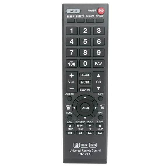 New TS-12 AL Replace Remote Control fit for Almost All Toshiba TV CT-90302 CT-90366 CT-90325 CT-90329 CT-8037 CT-90275 CT-90326