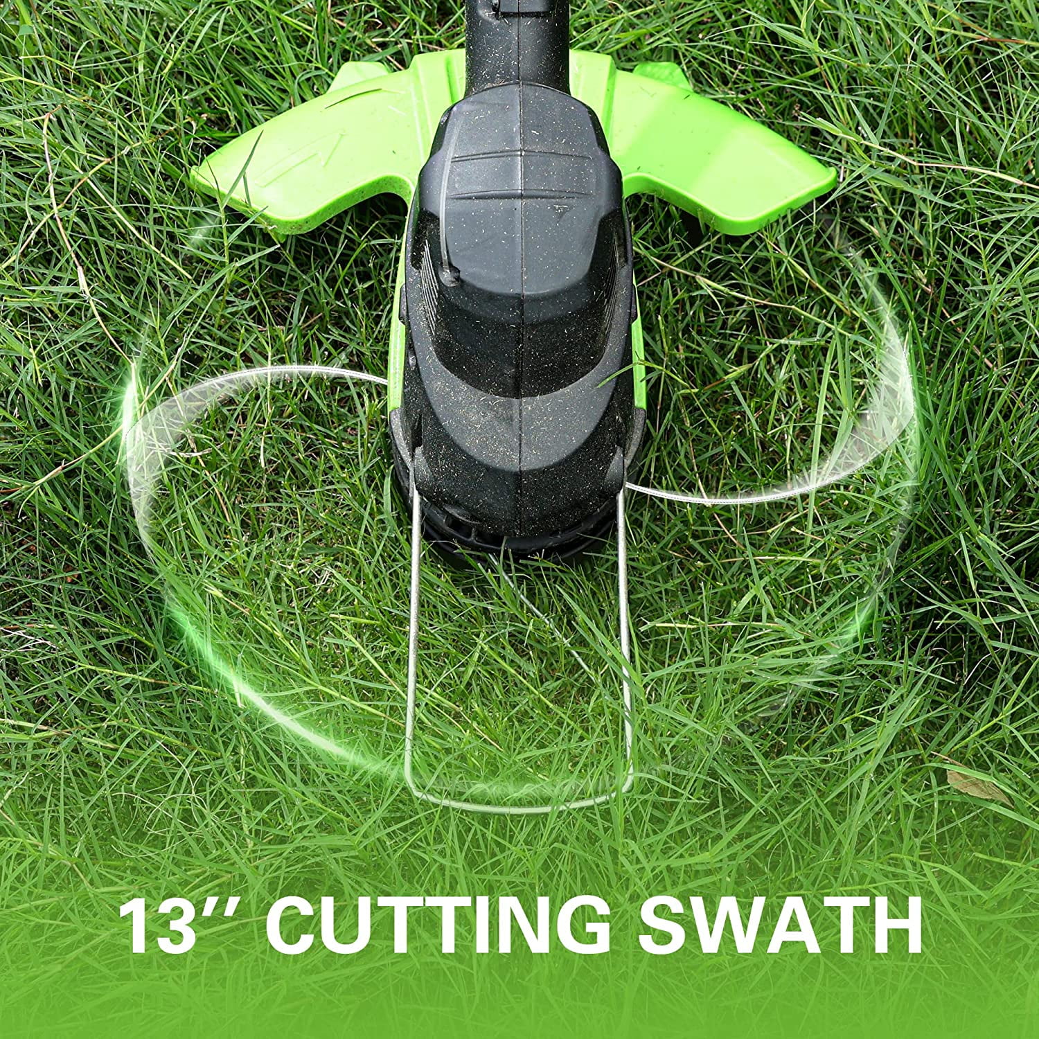 Greenworks 80V 13-inch String Trimmer, 2Ah Battery and Charger Included