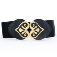 thumbnail image 3 of Ceinture Élastique pour Femmes, Ceinture Noire Décorative Grand, 3 of 5