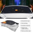 thumbnail image 5 of XMXY Car Sun Shade Windshield, Planetary Distribution Map Automotive Front Window Sun Visor for Cars SUV Trucks, Small Size, 5 of 8