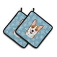 thumbnail image 1 of Carolines Treasures BB1688PTHD Porte-Pot Flocon de Neige Rouge Corgi, 7.5 x 3 x 7.5 Po., 1 of 3