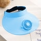 thumbnail image 3 of Sombrero de visera con ventilador de carga USB, gorra con visera de 3 velocidades de viento, suministros de verano de ala ancha, 3 of 6