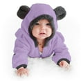 Baby Bear Fleece Snowsuit Cute Design Cartoon Animal Costume Hooded