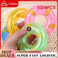 thumbnail image 2 of 1/2/4PCS Kids Mini Donuts Swim Ring Bath Toy Summer Fun Swimming Pool Accessory Float Ring Toys For Rubber Ducks Doll Inflatable Style E 2pcs, 2 of 6