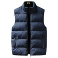 thumbnail image 1 of MAWCLOS Manteau Décontracté pour Hommes Veste Matelassée Automne Bleu Foncé TG, 1 of 3
