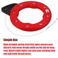 thumbnail image 2 of Yeacher 20M Fiberglass Fish Tape Reel Puller Conductive Electrical Cable Puller with Impact Case Electric or Communication Wire Puller Use for Drywall Ceiling Under Rug Conduit or, 2 of 6