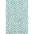 thumbnail image 2 of Addison Rugs Mayfield Washable Transitional Geometric Aqua Rectangle Rug, 10' x 14', 2 of 6