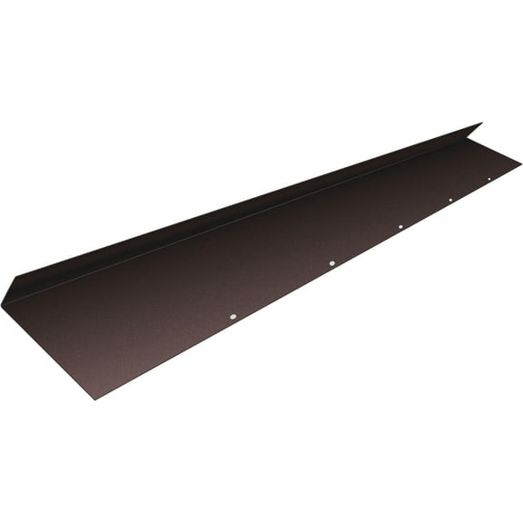 FEBTECH - 60 Inch Rain Diverter For Roof - Copper Color Structure Powder Coated Stainless Steel Driveway Water Diverter with Installation Kit