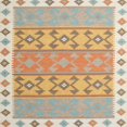 thumbnail image 1 of Ahgly Company Indoor Square Contemporary Bronze Brown Southwestern Area Rugs, 7' Square, 1 of 6