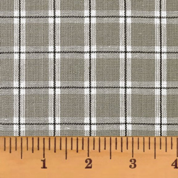 Magnolia Gray 6 Plaid Homespun Cotton Fabric Sold by the Yard - JCS Fabric