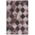 thumbnail image 2 of SAFAVIEH Faux Hide Cuthbert Diamond Area Rug, Light Brown/Brown, 3' x 5', 2 of 12