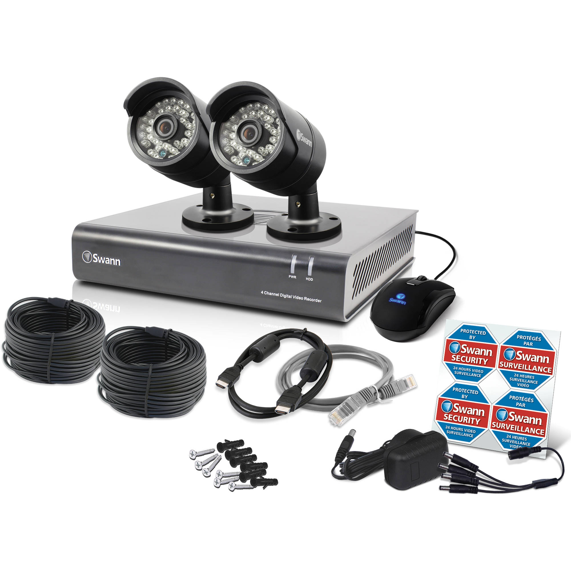 Kit Vidéo Surveillance EURONET AHD 4 CAMERAS - Plateau