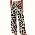 thumbnail image 5 of Karymi Athletic Shorts for Women Unisex Printed Casual Lounge Pants, Elastic Waist with Adjustable Drawstring Loose Straight Long Home Trousers with Side Pockets Women Clothing, 5 of 6