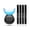 black, variant on SMILEKIT Teeth Whitening Kit, Teeth Whitening Gel with LED Accelerator Light   (Wireless Recharged Black)-  Mint Flavor