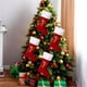 thumbnail image 1 of Chimenea Decoraciones de Navidad Suministros de Decoración de Navidad Red High End Gold Velvet Letter Calcetines 26 Carta Calcetines Regalo de Navidad Calcetines Regalos de Navidad de la Familia, 1 of 4