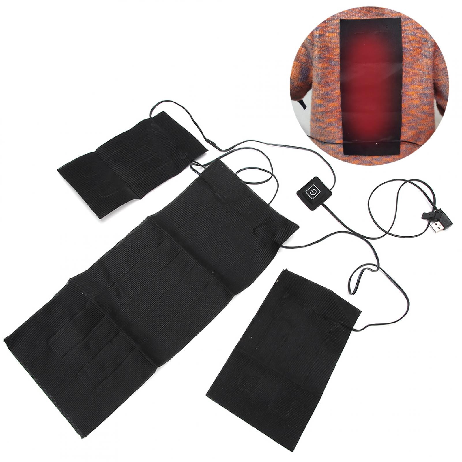 Domqga Intelligent Adjustable Electric Heating Cloth Waterproof Heating Pad for Clothes Vest,Intelligent Heating Pad,Clothes Heating Pad