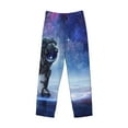 thumbnail image 4 of Balery Men'S Astronauts Start Running Pants,Sleepwear Pants,Pajama Pants,Pj Bottoms Drawstring And Pockets-Small, 4 of 9