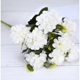 thumbnail image 1 of Bola de quilates, ramo de crisantemo, simulación decorativa, flor de seda floral, flor falsa, decoración del hogar, planta de simulación blanca ER, 1 of 5