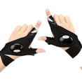 thumbnail image 1 of LED Flashlight Gloves Cool Gadget Hands-Free lights, 1 of 5