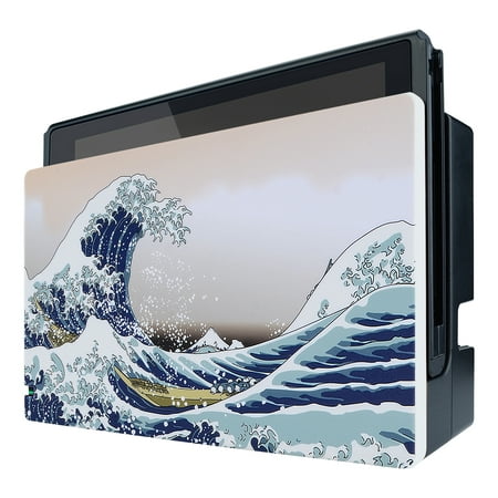 PlayVital The Great Wave Patterned Custom Protective Shell for Nintendo Switch Charging Dock, Dust Anti Scratch Dust Hard Cover for Nintendo Switch Dock - Dock NOT Included