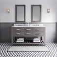 thumbnail image 2 of Water Creation Madalyn 60" Double Sink Wood Bathroom Vanity in Gray/White, 2 of 4
