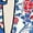 Natural, variant on Floral USA Patriotic T-Shirt, 4th of July White, Natural and Black Tee for Stylish Women